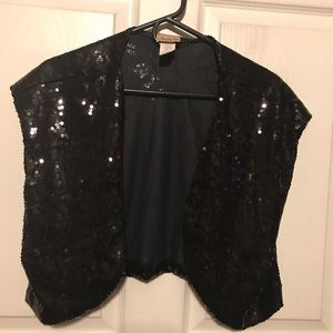 COPY - Women sequins black vest size 3XL